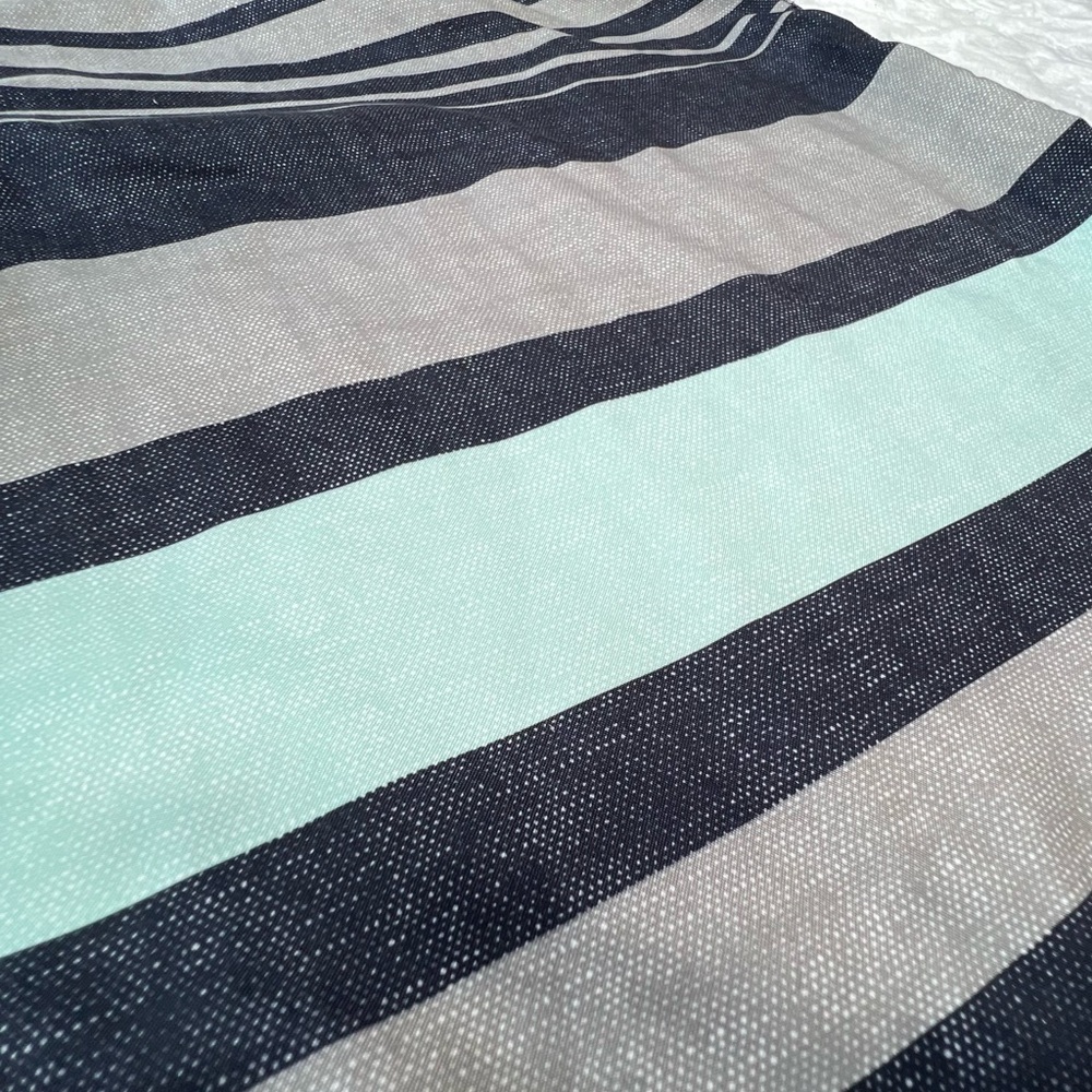 O’NEILL Board Shorts Cargo Side Pocket Swim Gradient Striped Gray Blue Men’s 40 - Picture 17 of 17